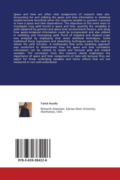 Produktbild: Time Series and Spatial Analysis of Crop Yield