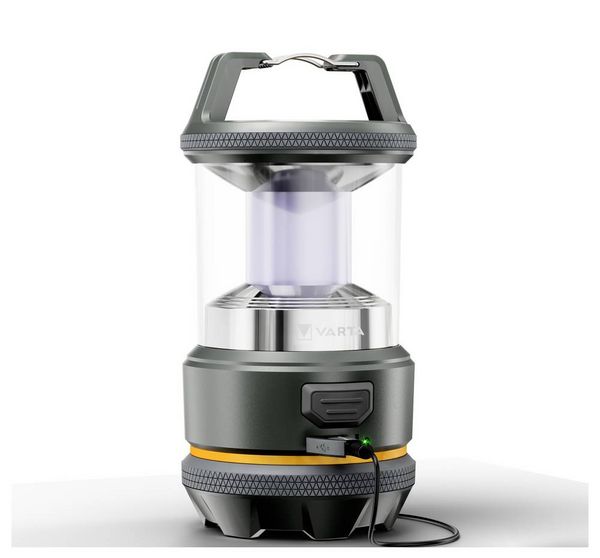 Produktbild: Varta 17550101111 VARTA Outdoor-Sportlaterne L20R LED Camping-Laterne 420 lm akkubetrieben 400 g Schwarz, Gelb