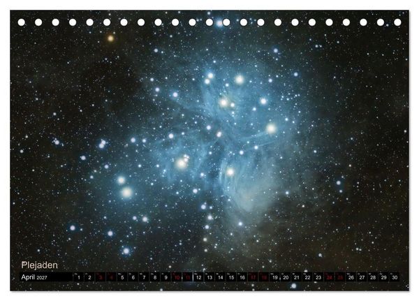 Produktbild: Deep Sky Kalender (Tischkalender 2027 DIN A5 quer), CALVENDO Monatskalender