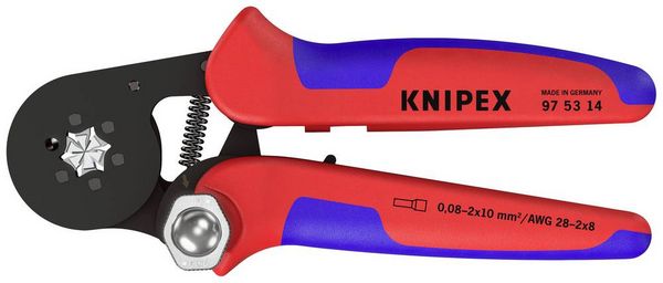 Produktbild: Knipex 97 53 14 Crimpzange Aderendh&uuml;lsen 0.08 bis 16 mm&sup2;