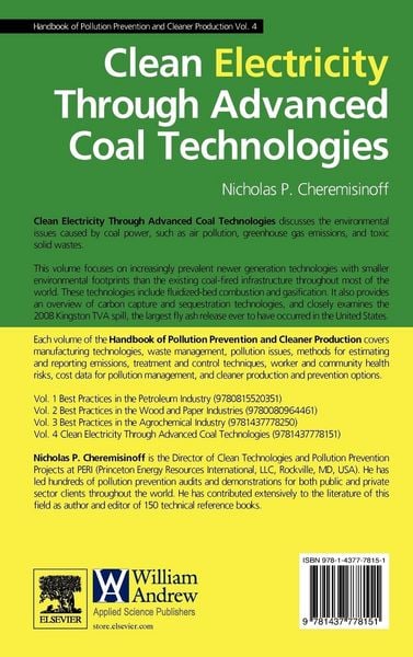 Produktbild: Clean Electricity Through Advanced Coal Technologies