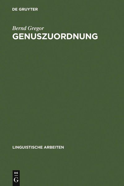 Produktbild: Genuszuordnung