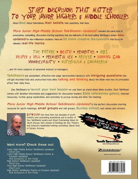 Produktbild: The More Junior High and Middle School Talksheets-Updated!
