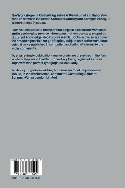 Produktbild: Algebraic Methodology and Software Technology (AMAST&rsquo;93)