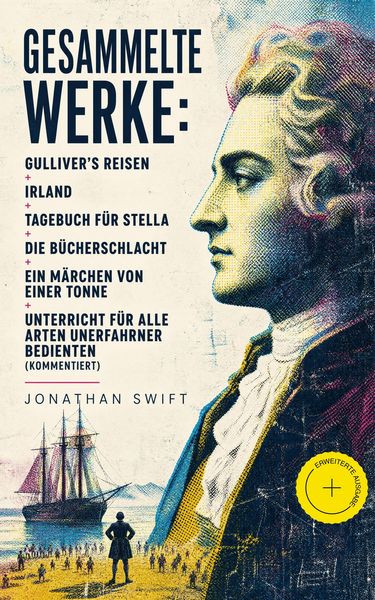 Produktbild: Gesammelte Werke: Gulliver's Reisen + Irland + Tagebuch f&uuml;r Stella + Die B&uuml;cherschlacht + Ein M&auml;rchen von einer Tonne + Unterricht f&uuml;r alle Arten uner
