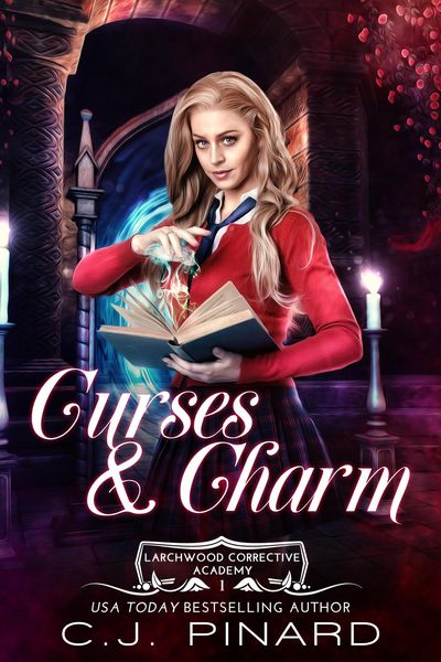 Produktbild: Curses & Charm (Larchwood Corrective Academy, #1)