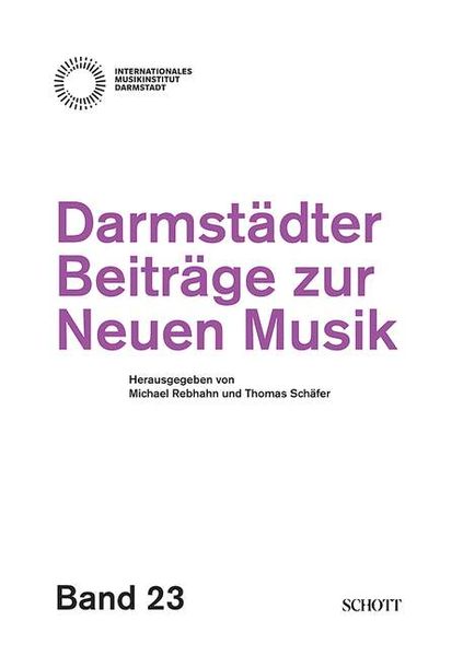 Produktbild: Darmst&auml;dter Beitr&auml;ge zur Neuen Musik
