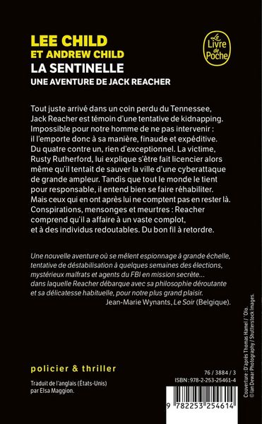 Produktbild: La sentinelle : une aventure de Jack Reacher