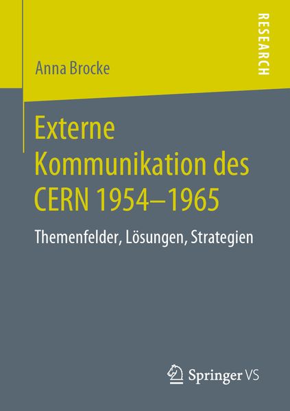 Produktbild: Externe Kommunikation des CERN 1954-1965