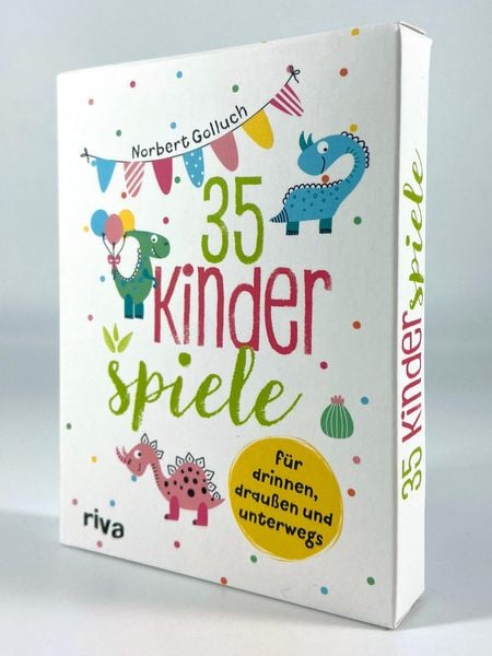 Produktbild: 35 Kinderspiele f&uuml;r drinnen, drau&szlig;en und unterwegs