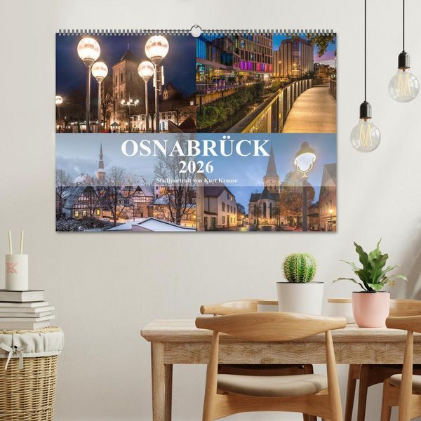 Produktbild: Stadtportrait Osnabr&uuml;ck (Wandkalender 2026 DIN A2 quer), CALVENDO Monatskalender