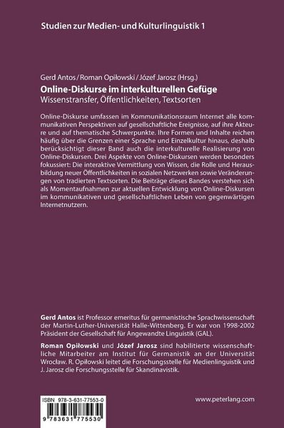 Produktbild: Online-Diskurse im interkulturellen Gef&uuml;ge