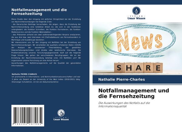Notfallmanagement und die Fernsehzeitung, Taschenbuch von Nathalie Pierre-Charles, Verlag Unser Wissen, 9786204287065