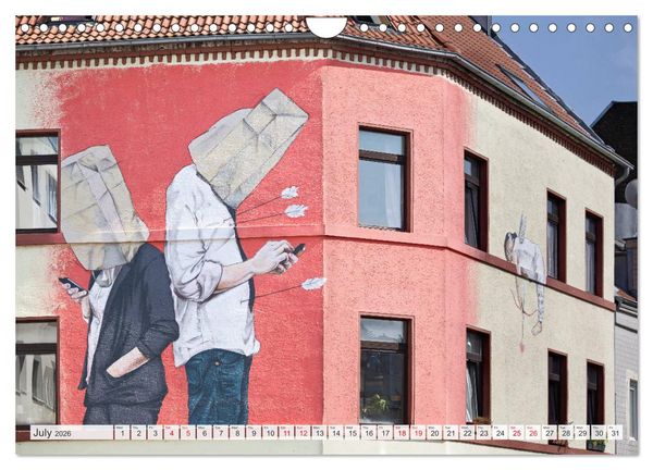 Produktbild: COLOGNE STREETART GALLERY (Wall Calendar 2026 DIN A4 landscape), CALVENDO 12 Month Wall Calendar