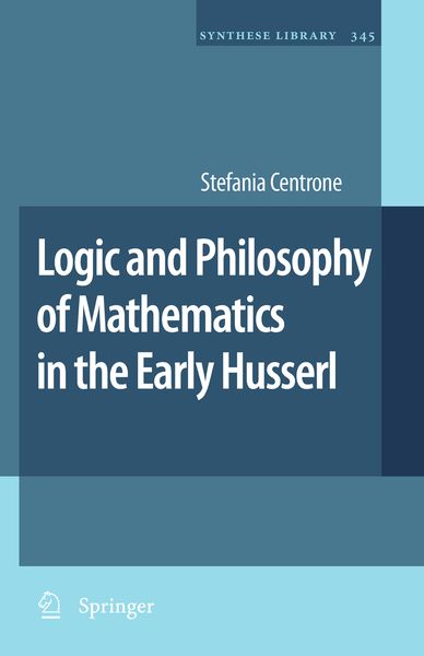 Produktbild: Logic and Philosophy of Mathematics in the Early Husserl