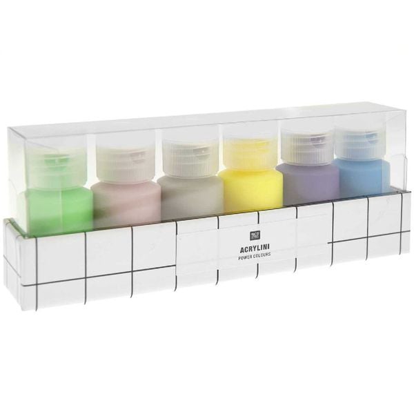 Produktbild: Acrylini Set Power Colours, 6 x 22 ml