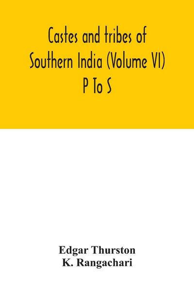 Produktbild: Castes and tribes of southern India (Volume VI) P To S