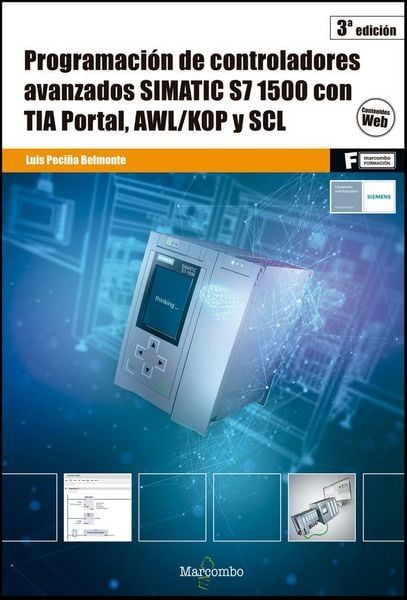 Produktbild: Programaci&oacute;n de controladores avanzados SIMATIC S7 1500 con TIA Portal, AWL/KOP y SCL