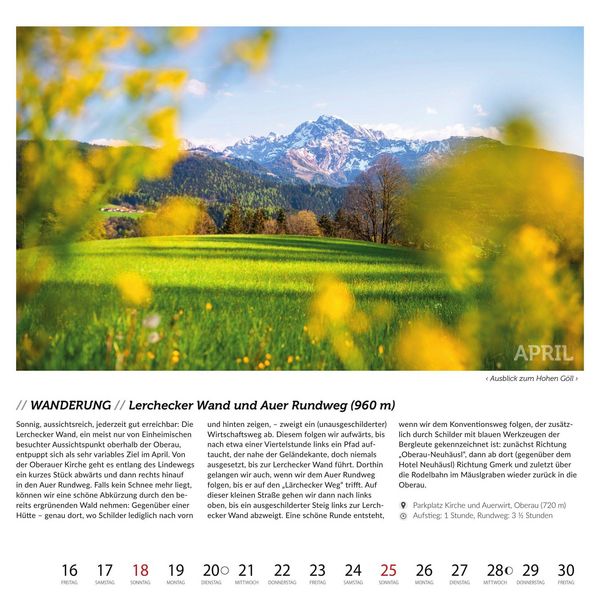 Produktbild: Berchtesgadener Bergsteigerkalender 2027