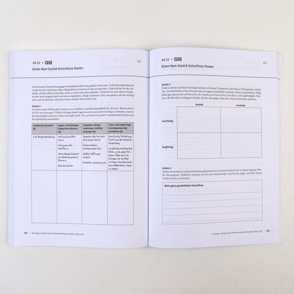 Produktbild: Therapie-Tools Selbstverletzendes Verhalten