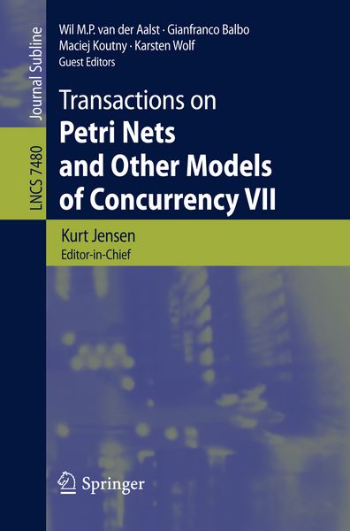 Produktbild: Transactions on Petri Nets and Other Models of Concurrency VII