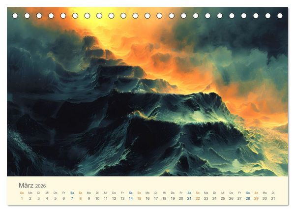Produktbild: Nicht von diesem Planeten (Tischkalender 2026 DIN A5 quer), CALVENDO Monatskalender