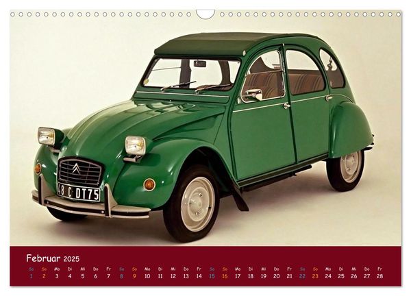 Produktbild: Citroen 2 CV Kult um die Ente (Wandkalender 2025 DIN A3 quer), CALVENDO Monatskalender