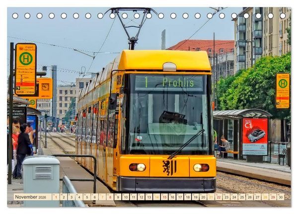 Produktbild: Ich fahre gern Stra&szlig;enbahn (Tischkalender 2026 DIN A5 quer), CALVENDO Monatskalender