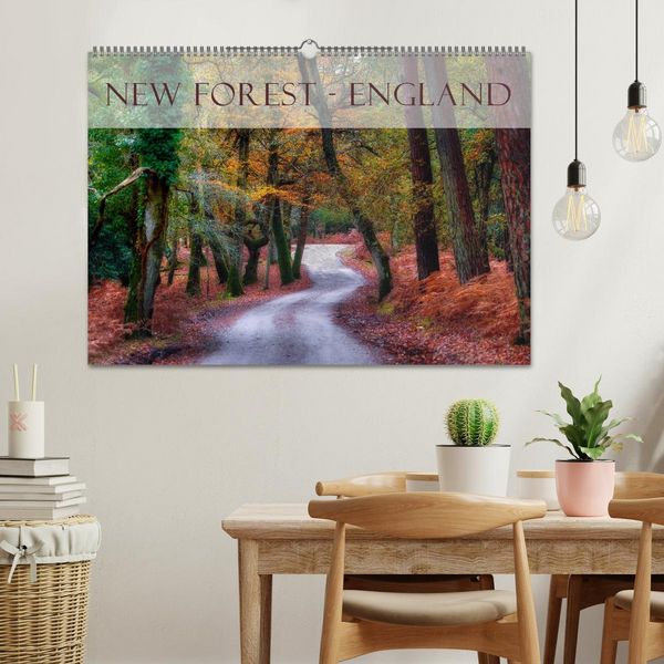 Produktbild: New Forest - England (Wandkalender 2026 DIN A2 quer), CALVENDO Monatskalender