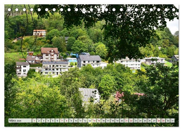 Produktbild: Rurberg und Woffelsbach - Leben wo andere Urlaub machen, in der Eifel (Tischkalender 2026 DIN A5 quer), CALVENDO Monatskalender