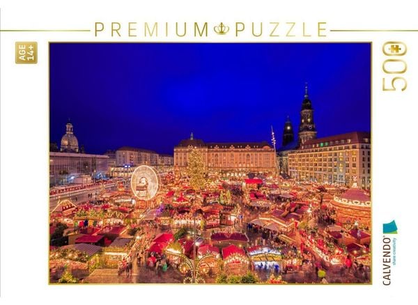 CALVENDO Puzzle Striezelmarkt | 500 Teile Lege-Größe 48 × 36 cm Foto-Puzzle für Erwachsene