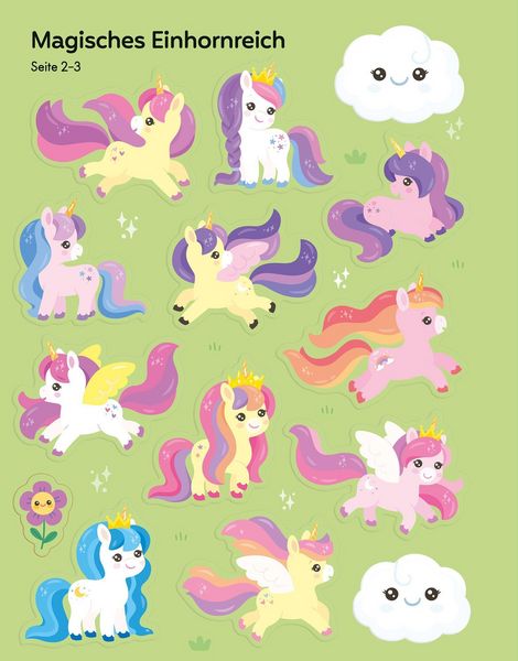 Produktbild: Cute Things - Mein Stickertraum: Einh&ouml;rner