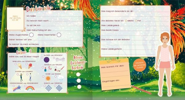 Produktbild: Sticker-Anziehpuppen &ndash; Mein Freundebuch (Ballerina)