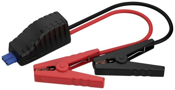 Ansmann Powerstation Jumpstart Adapter PS600AC PS2200AC Starthilfekabel 8.37 mm² ABS, PVC 0.50 m mit Kunststoffzangen, m