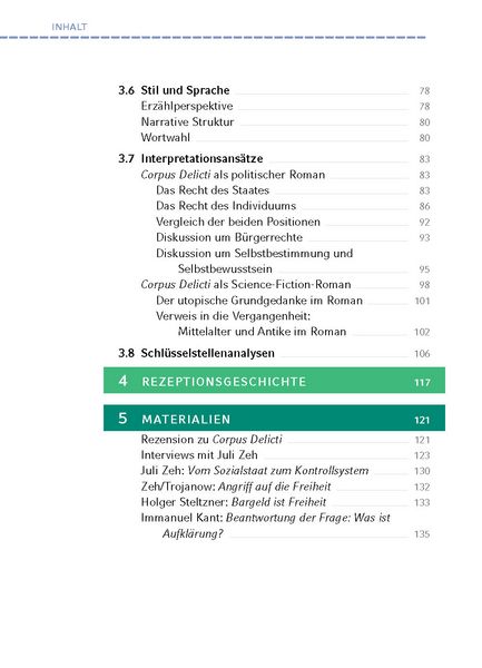 Produktbild: Corpus Delicti von Juli  Zeh - Textanalyse und Interpretation
