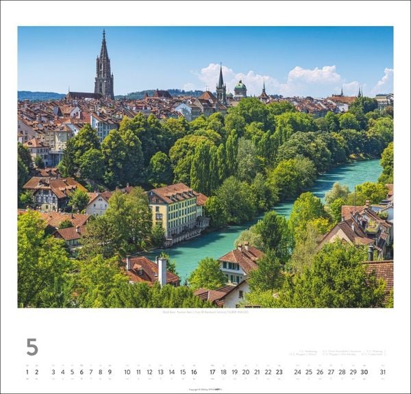 Produktbild: Schweiz Kalender 2027 - Sch&ouml;nste Landschaften und Ansichten