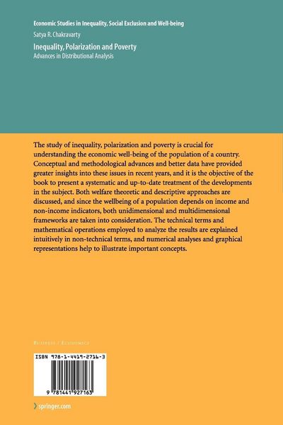 Produktbild: Inequality, Polarization and Poverty