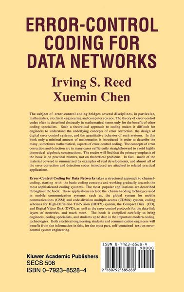 Produktbild: Error-Control Coding for Data Networks