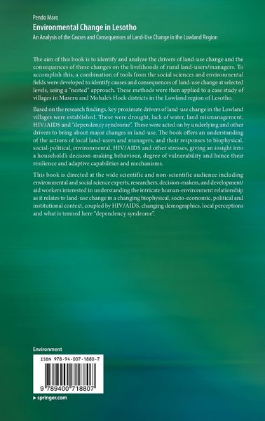 Produktbild: Environmental Change in Lesotho