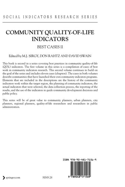 Produktbild: Community Quality-of-Life Indicators