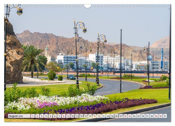 Produktbild: Entlang der K&uuml;ste von Muscat (Wandkalender 2026 DIN A3 quer), CALVENDO Monatskalender