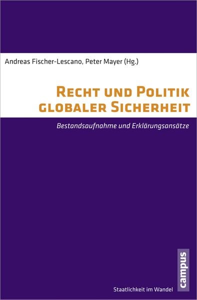 Produktbild: Recht und Politik globaler Sicherheit