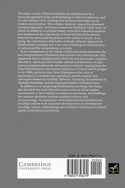 Produktbild: Durkheimian Sociology
