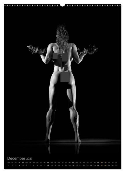 Produktbild: POWER NUDES (High Quality Premium Wall Calendar 2027 DIN A2 portrait),CALVENDO 12 Month Wall Calendar