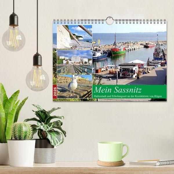 Produktbild: Mein Sassnitz - Hafenstadt und Erholungsort an der Kreidek&uuml;ste von R&uuml;gen (Wandkalender 2026 DIN A4 quer), CALVENDO Monatskalender
