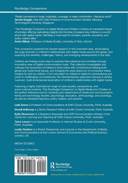 Produktbild: The Routledge Companion to Digital Media and Children