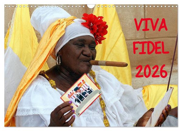 Produktbild: VIVA FIDEL 2026 (Wandkalender 2026 DIN A3 quer), CALVENDO Monatskalender