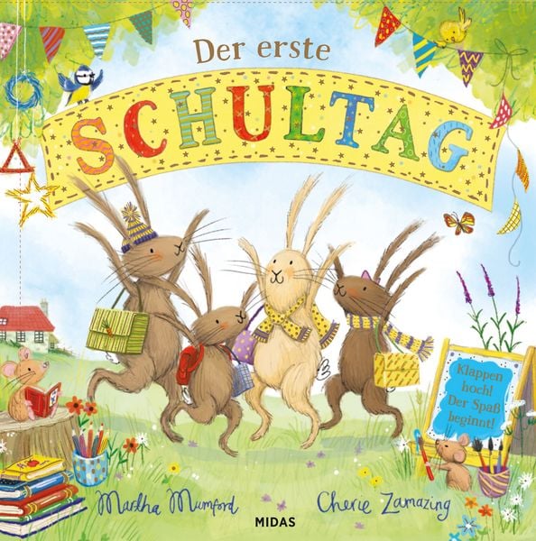 Die Hasenbande: Der erste Schultag, Taschenbuch von Martha Mumford, Midas Kinderbuch, 978-3-03876-341-3