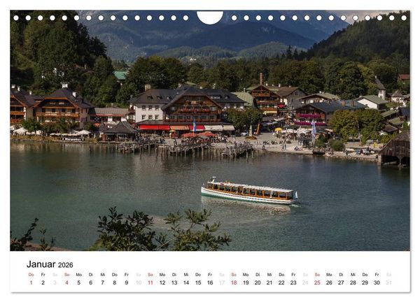 Produktbild: Reizvolle Gew&auml;sser im Berchtesgadener Land (Wandkalender 2026 DIN A4 quer), CALVENDO Monatskalender