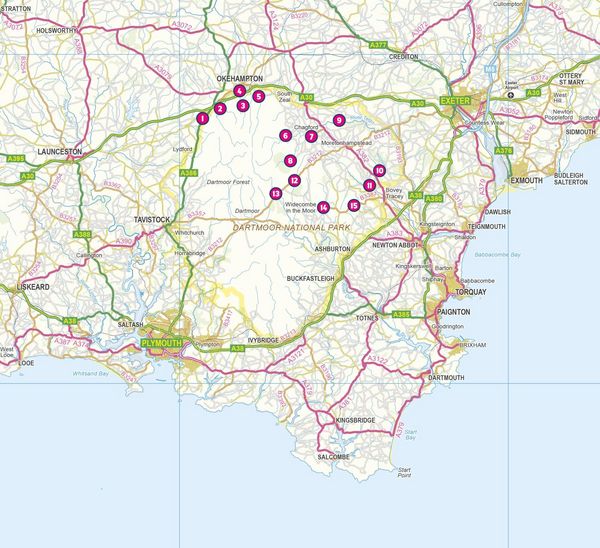 Produktbild: Short Walks on Dartmoor - North: Okehampton and Chagford